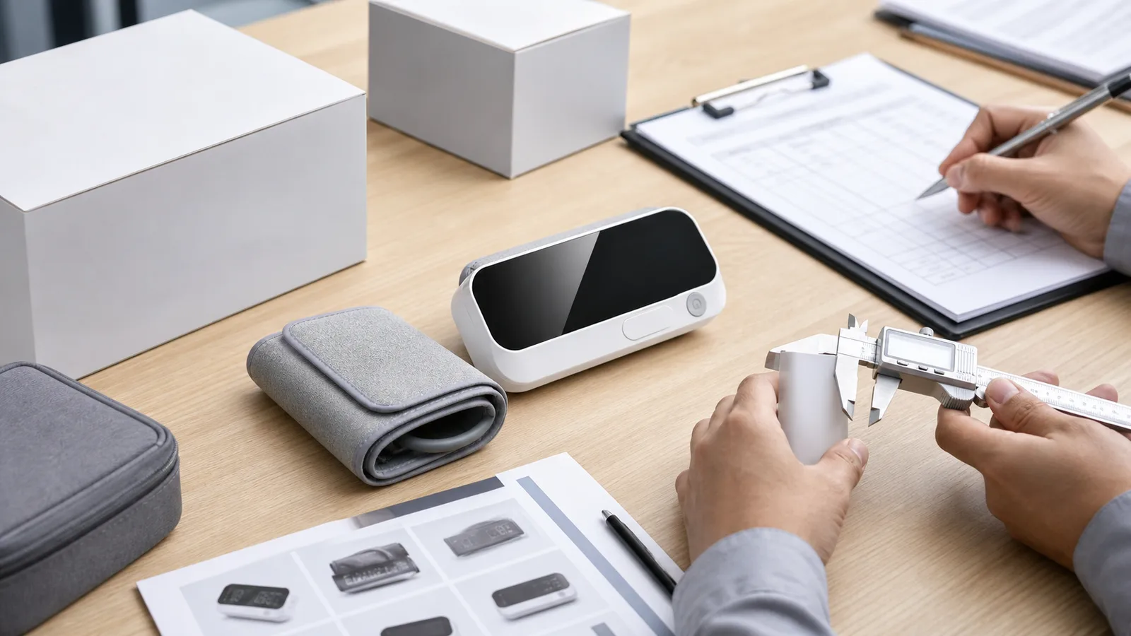Blood pressure monitor sample quality and document review