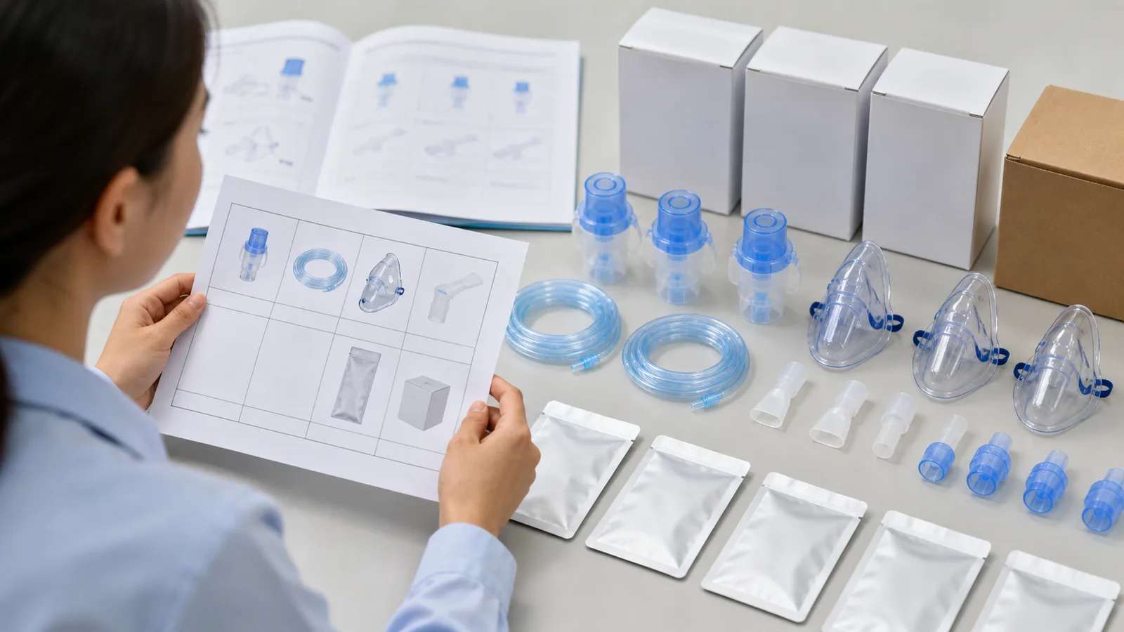 Nebulizer accessory kit reviewed for package configuration