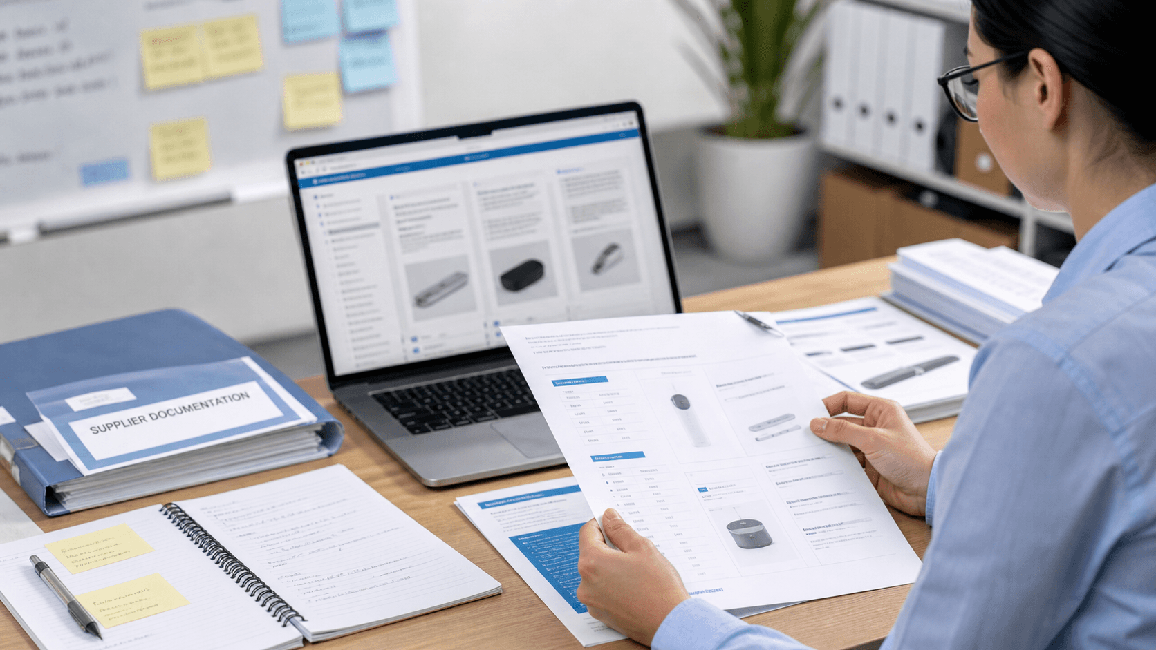 Medical device sales claim and supplier documentation review before publication