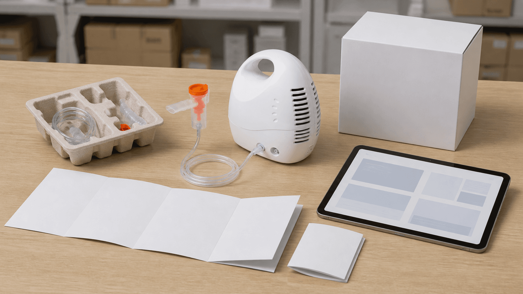 Compressor nebulizer manual and packaging alignment review