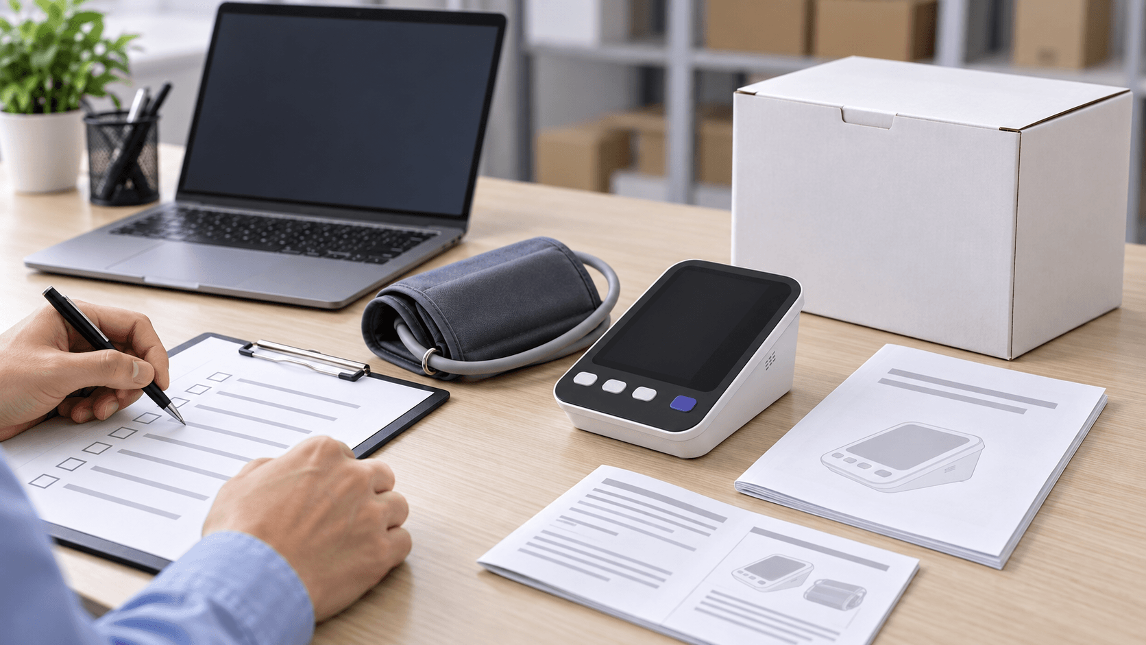 Blood pressure monitor manual carton and accessory consistency review