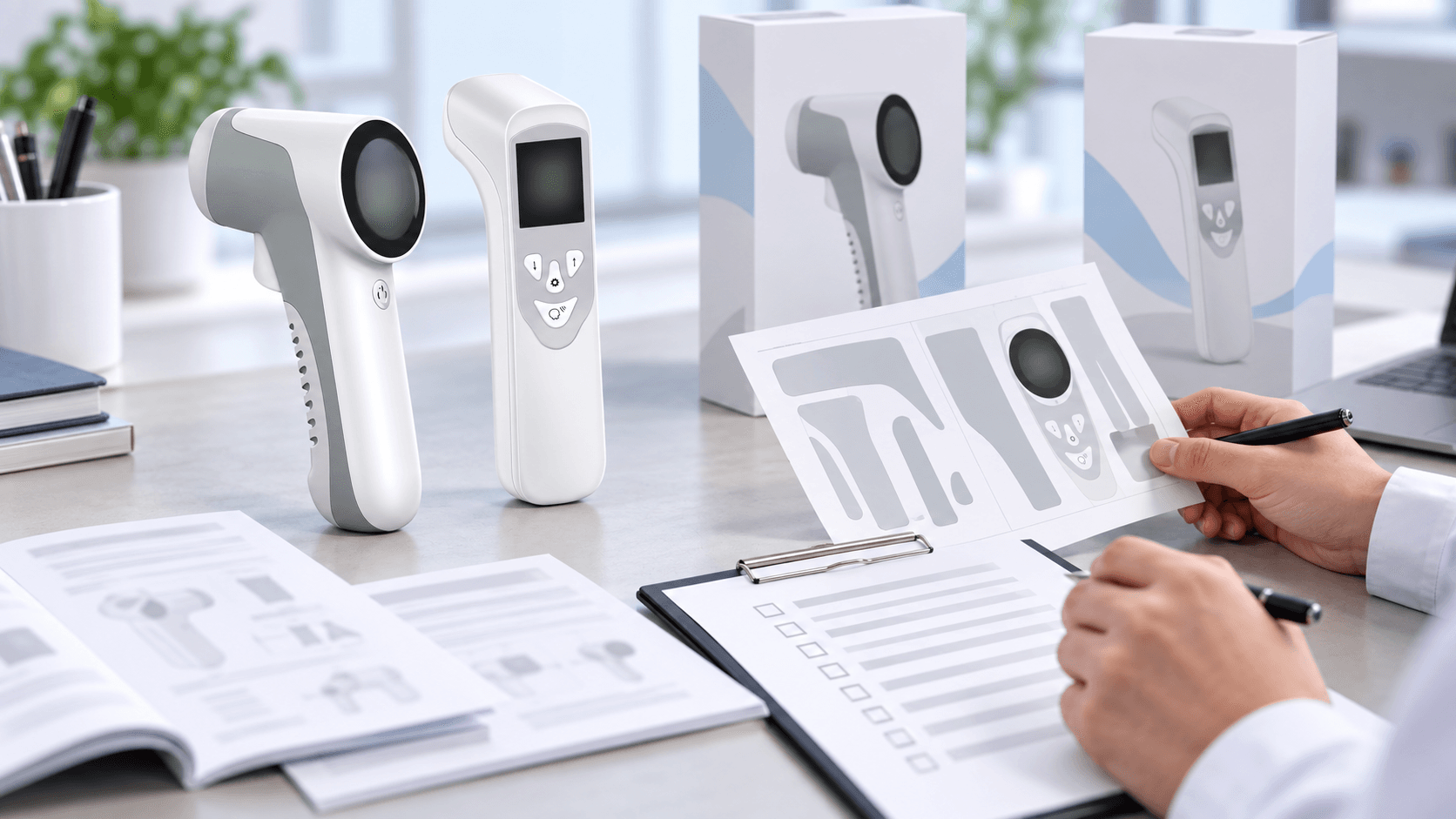 Infrared thermometer manual and label artwork review for OEM buyers