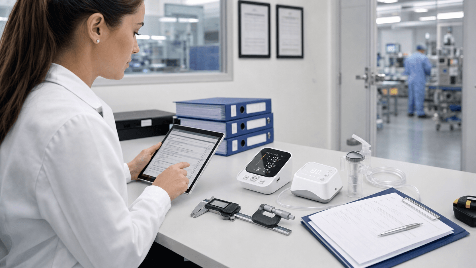 Medical device certificate and quality inspection document review