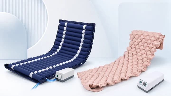 Tubular and bubble medical air mattresses