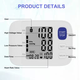 A605 Wrist Blood Pressure Monitor product view 6