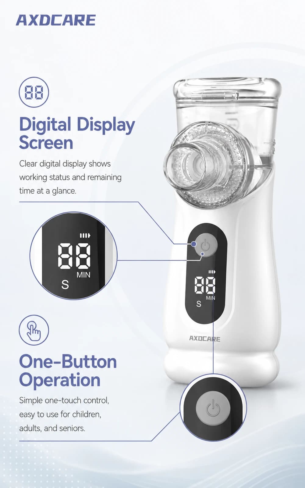 AXD-109 Handheld Nebulizer product detail 2