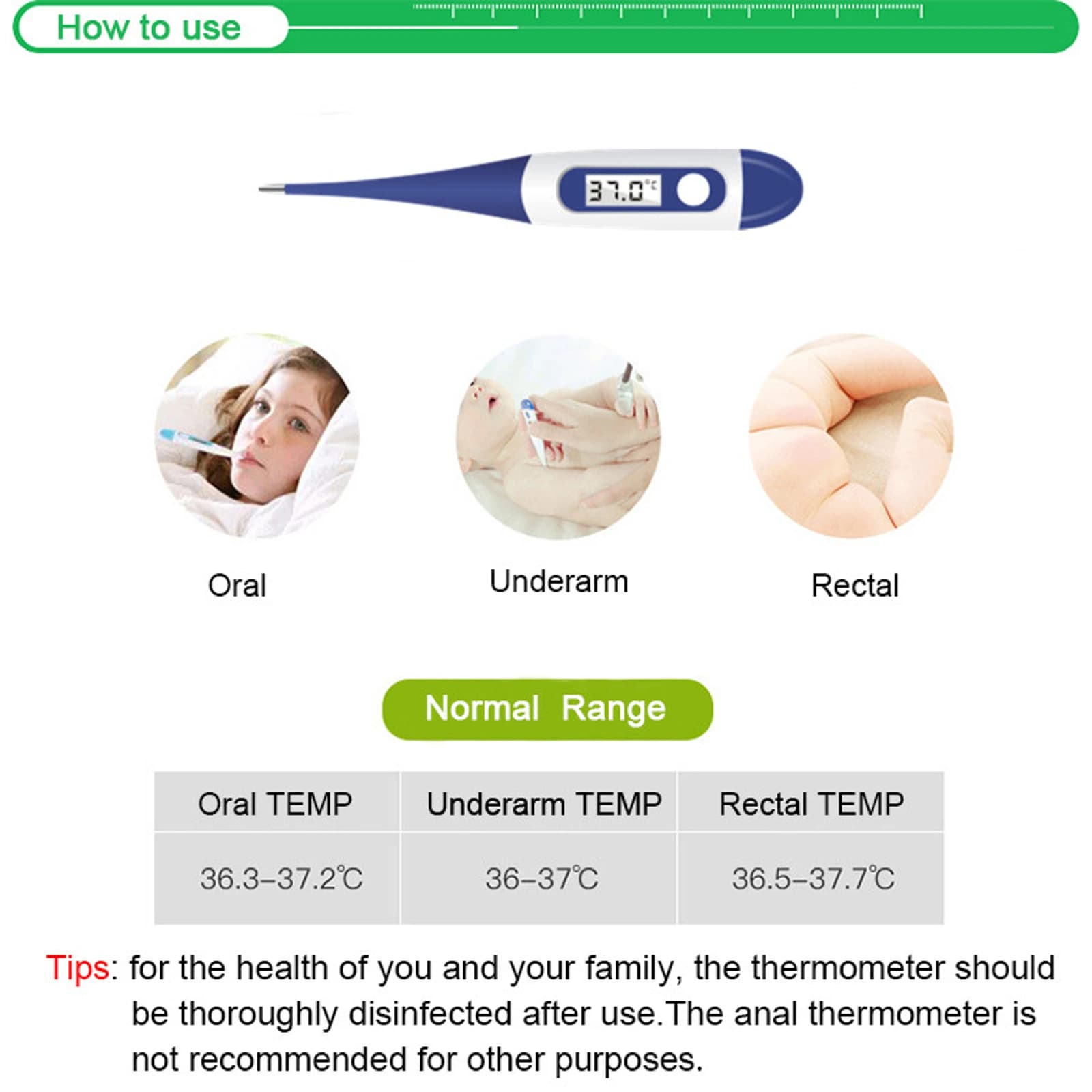 AXD-202 Digital Thermometer product detail 6