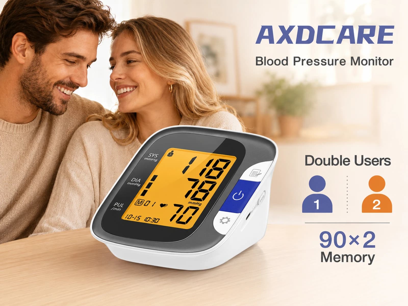 AXD-801 Upper-Arm Blood Pressure Monitor product detail 2