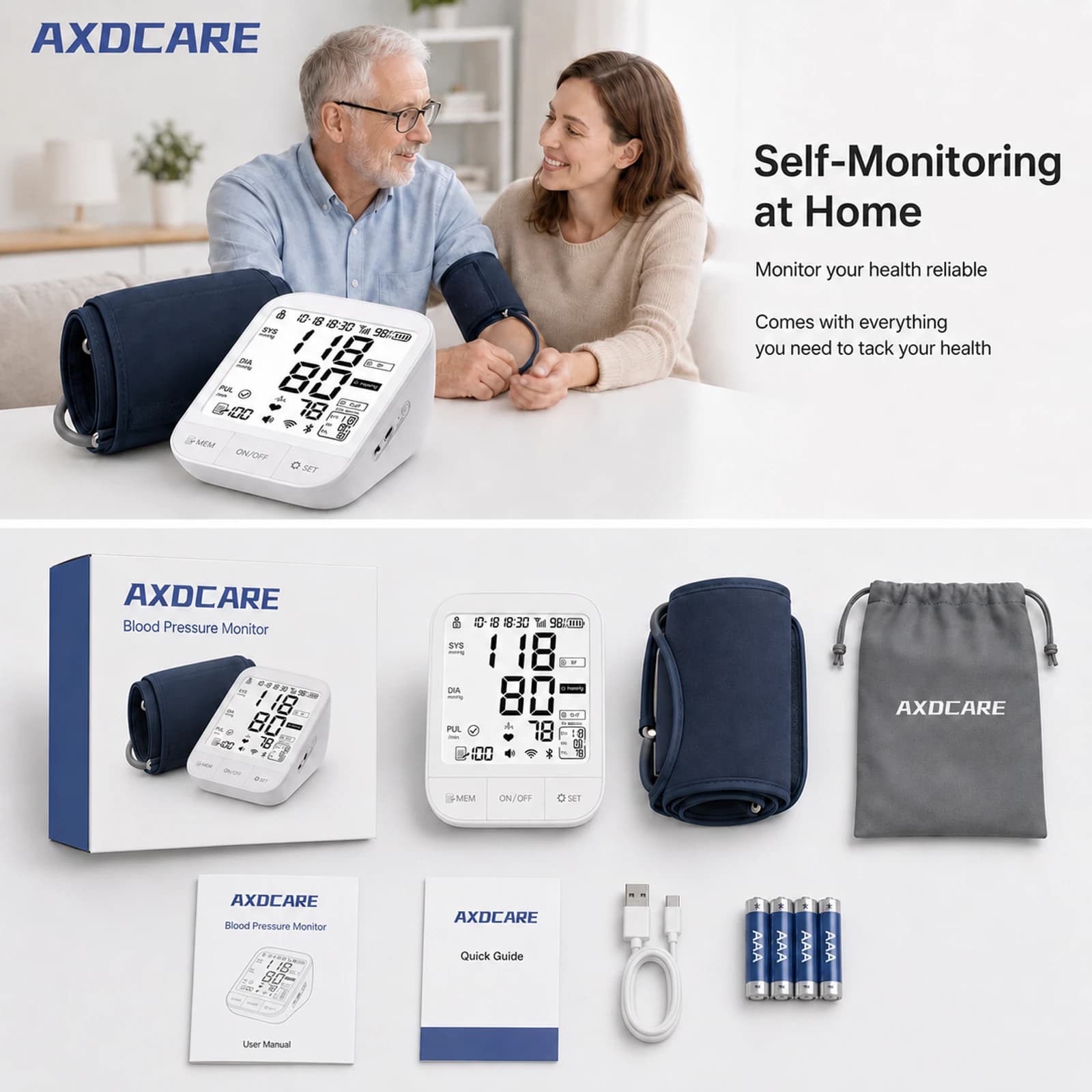 AXD-867 Upper-Arm Blood Pressure Monitor product detail 5