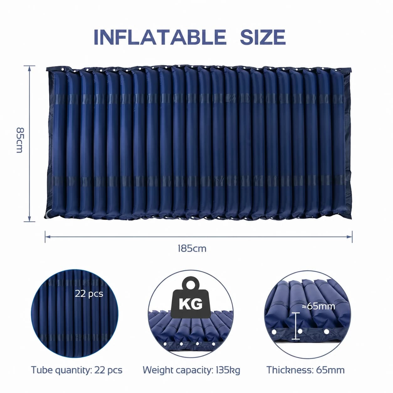 AXD-AIR101 Tubular Medical Air Mattress product detail 5