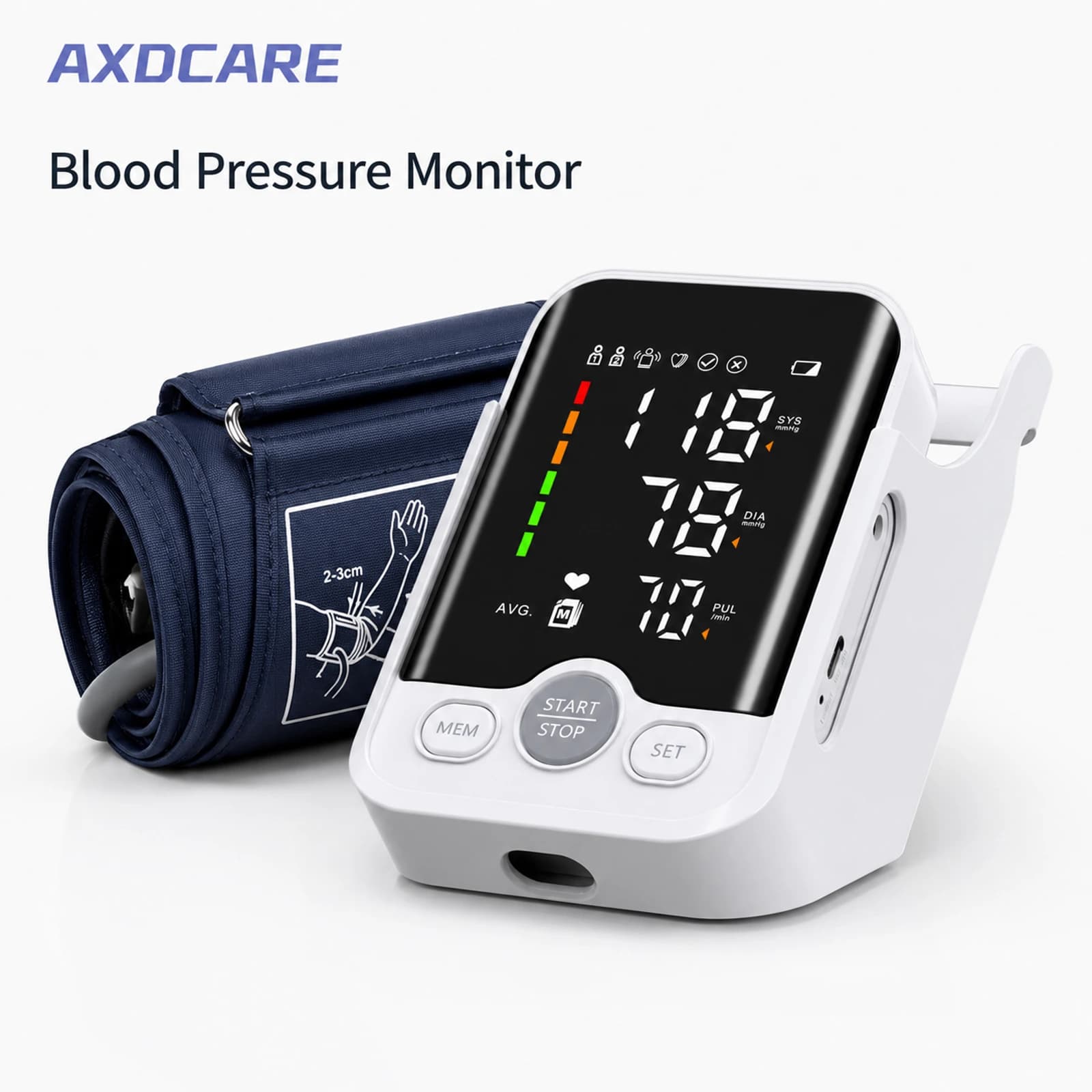 AXD-BP830 LED Upper-Arm Blood Pressure Monitor product detail 1