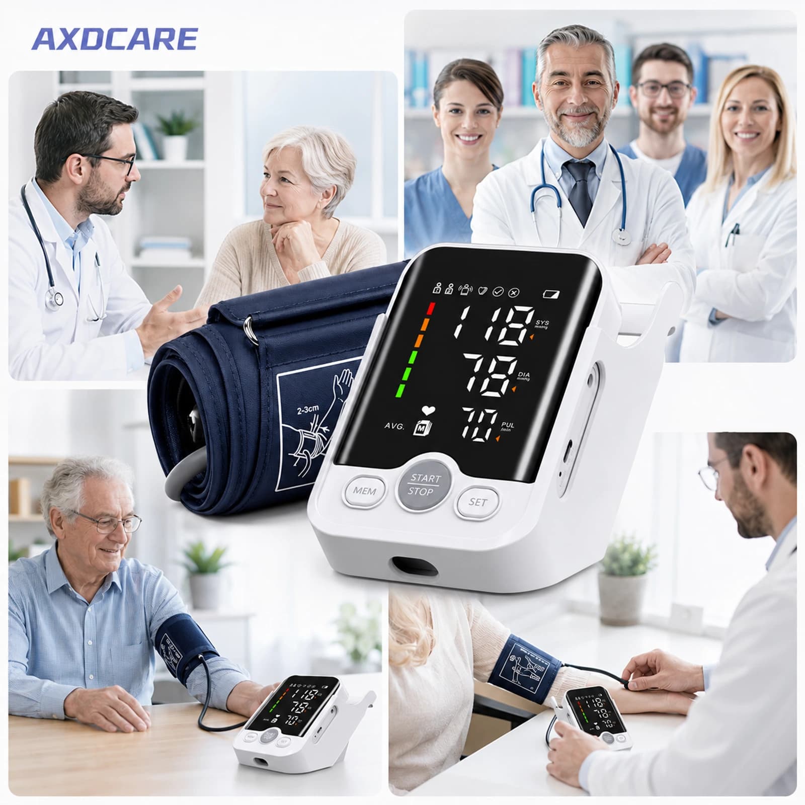 AXD-BP830 LED Upper-Arm Blood Pressure Monitor product detail 3