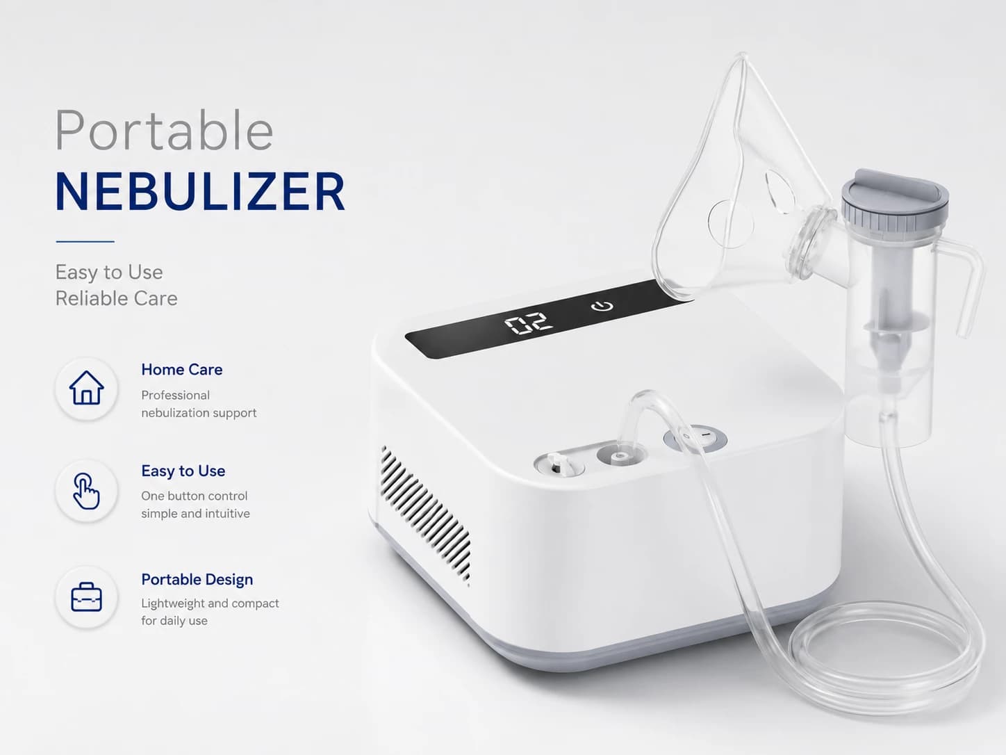 AXD-NB316 AC Compressor Nebulizer product detail 1