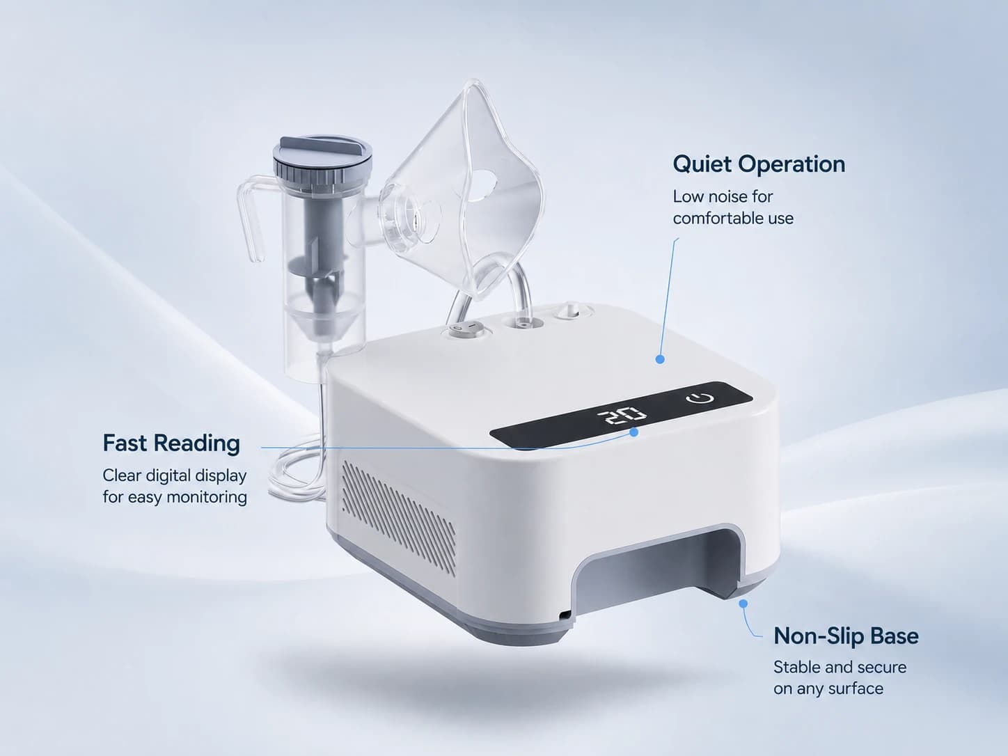 AXD-NB316 AC Compressor Nebulizer product detail 2