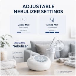 AXD-NB505C LCD Touch Screen Compressor Nebulizer product view 3