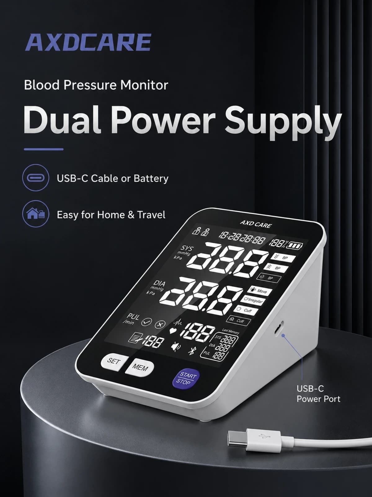 BP05-LCD Upper-Arm Blood Pressure Monitor product detail 4