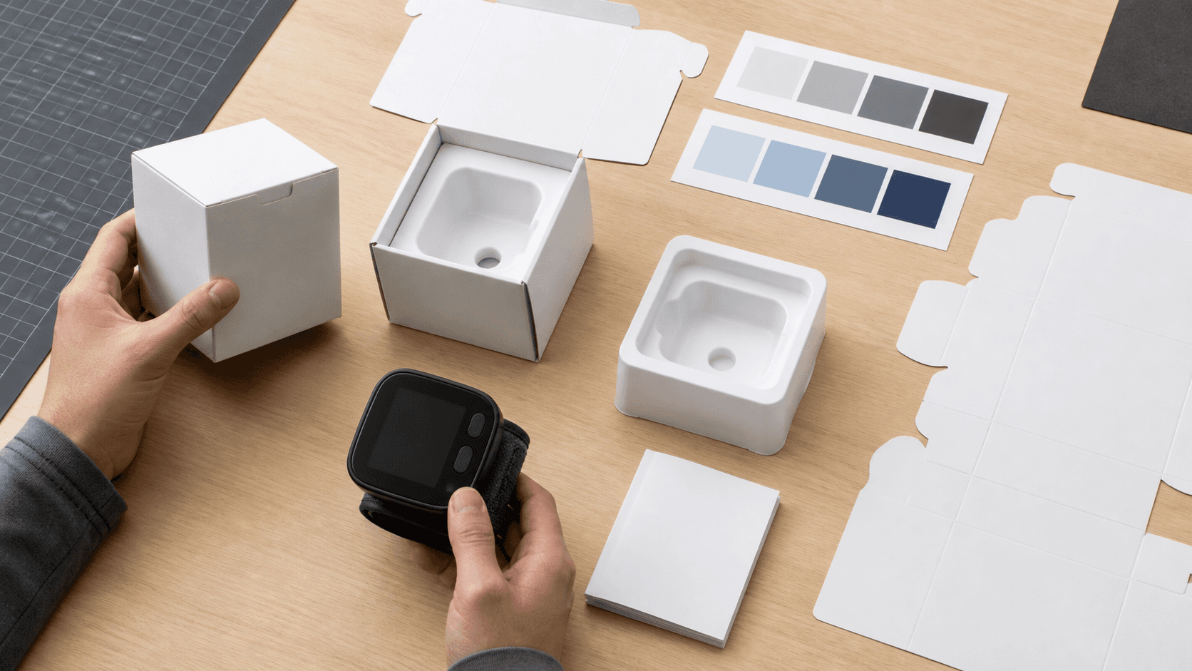 Wrist blood pressure monitor compact packaging layout review