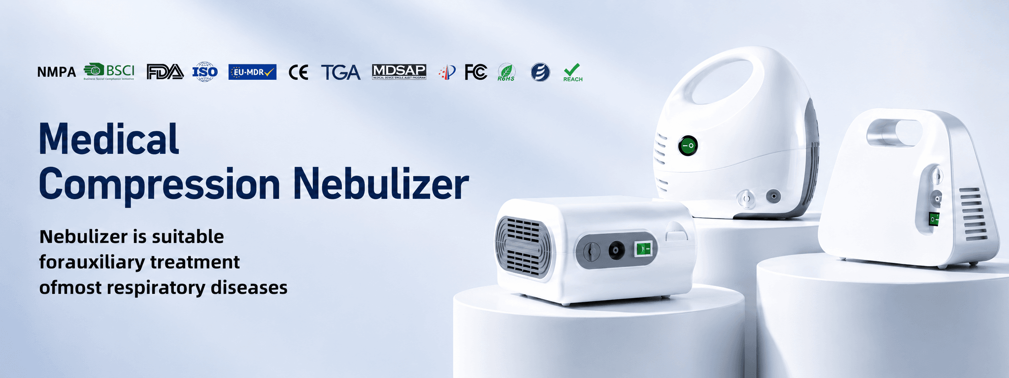 AXD CARE medical compression nebulizer product line