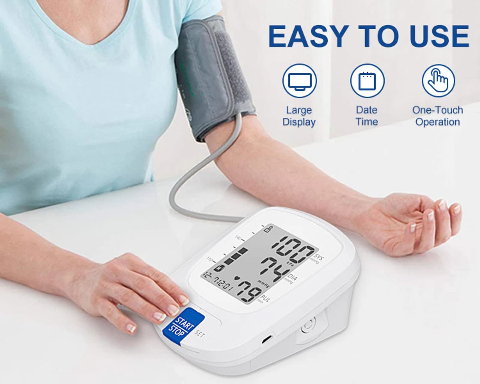 AXD-808 Upper-Arm Blood Pressure Monitor product detail 2