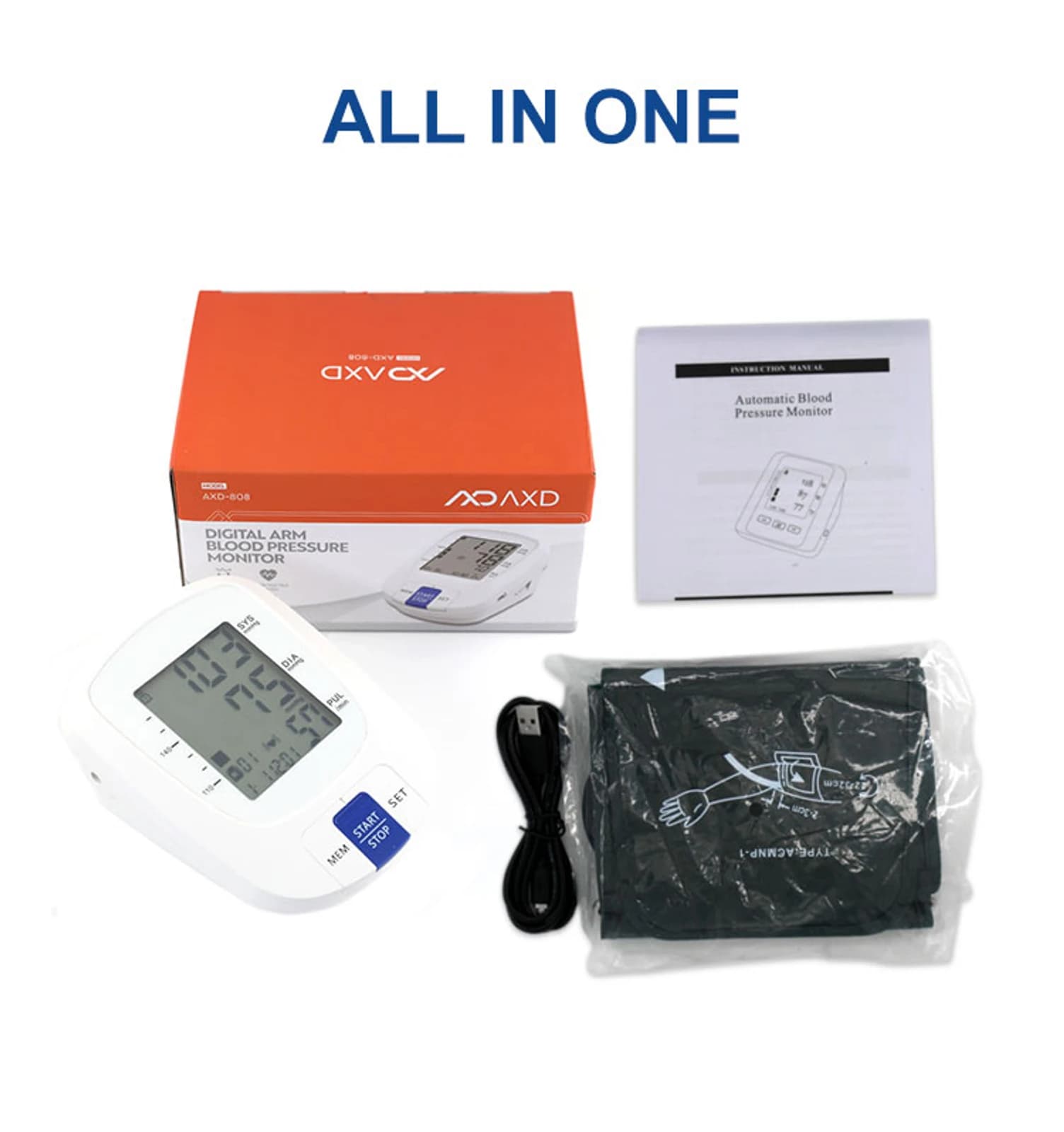 AXD-808 Upper-Arm Blood Pressure Monitor product detail 6