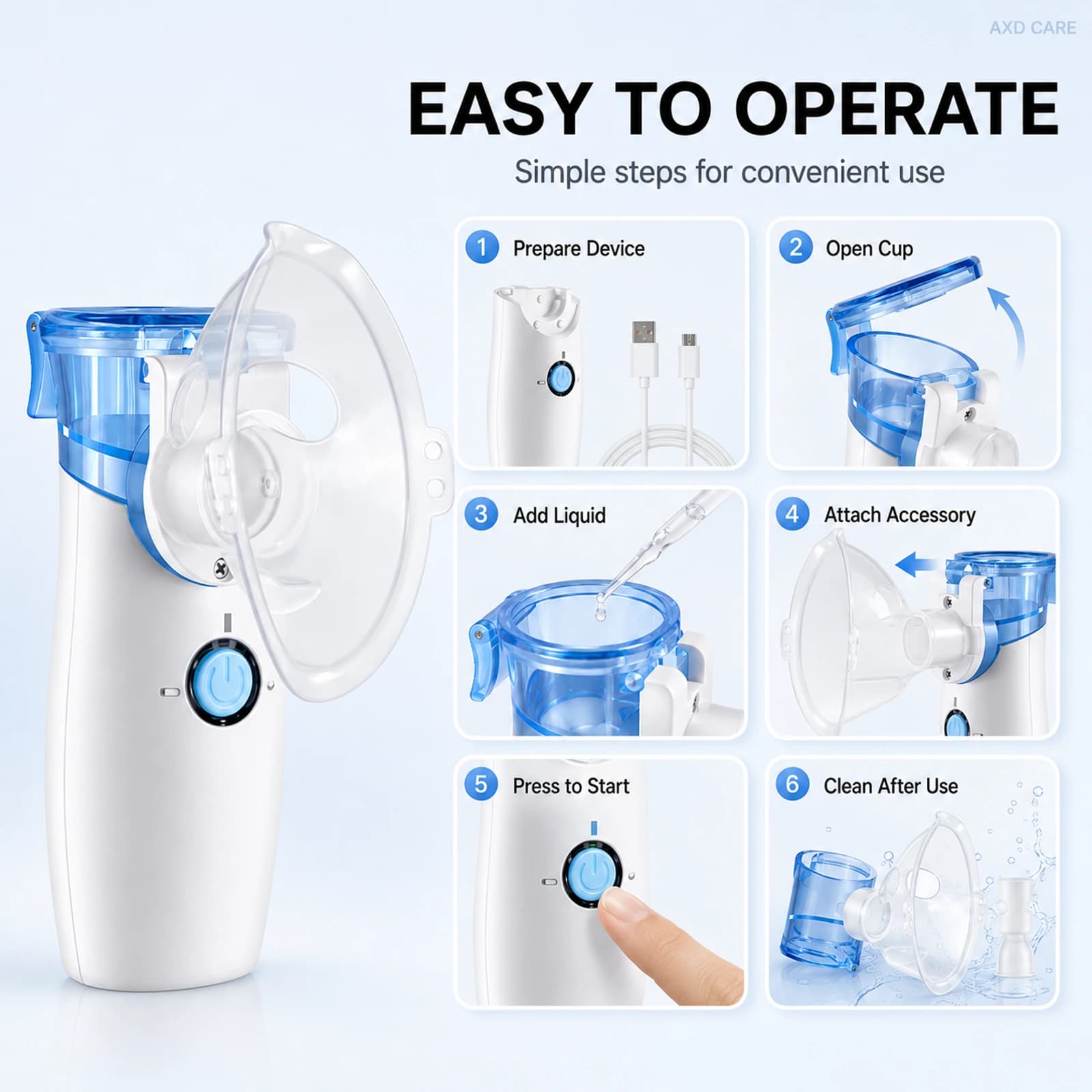 AXD-NB31 Handheld Nebulizer product detail 3
